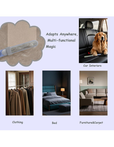 Cepillo Electroestático Autolimpiante Mlfklmkl para Pelo de Mascota