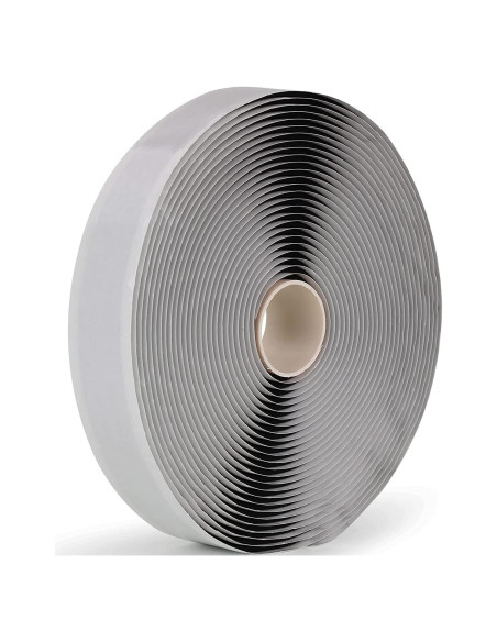 Cinta Butílica LLPT Negra 2.54 cm x 10 m Sellado Impermeable