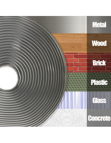 Cinta Butílica LLPT Negra 2.54 cm x 10 m Sellado Impermeable