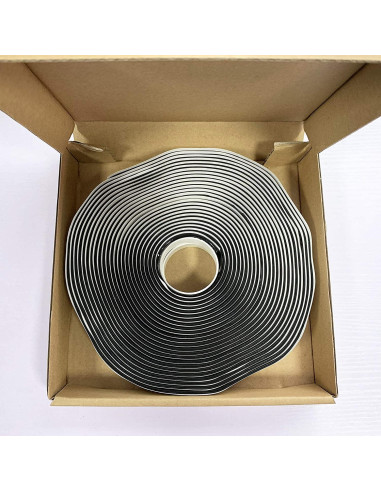 Cinta Butílica LLPT Negra 2.54 cm x 10 m Sellado Impermeable