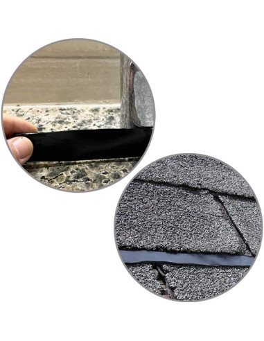 Cinta Butílica LLPT Negra 2.54 cm x 10 m Sellado Impermeable