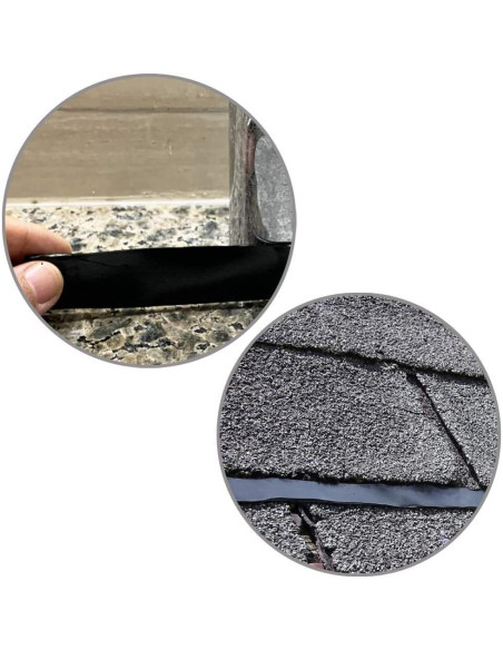 Cinta Butílica LLPT Negra 2.54 cm x 10 m Sellado Impermeable