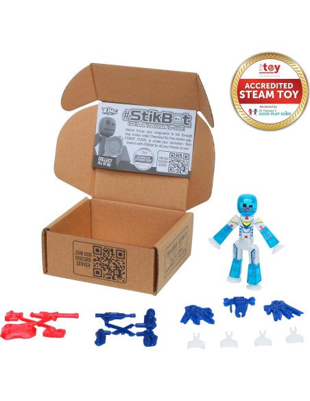 Paquete de Acción Zing StikBot Zingtannica - Figuras Stop Motion