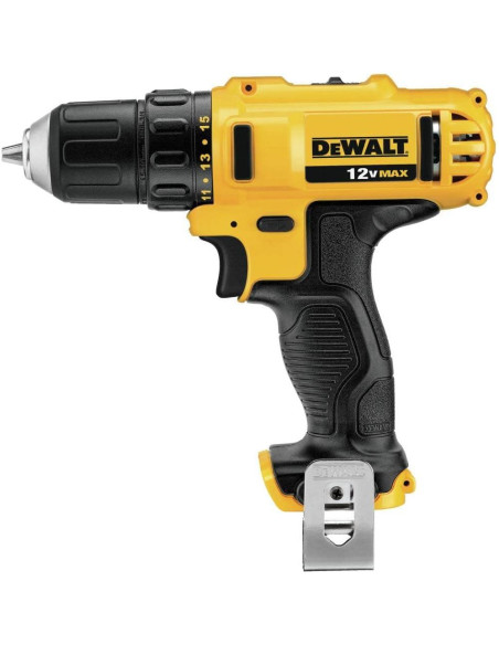 Taladro Inalámbrico DEWALT 12V DCD710B 3/8" 1500 RPM