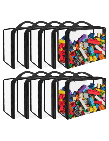 Paquete de 10 Bolsas de Almacenamiento Hlimior PVC Extra Grande