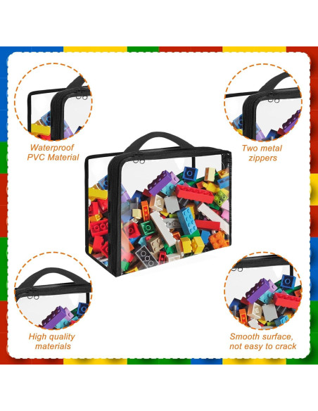 Paquete de 10 Bolsas de Almacenamiento Hlimior PVC Extra Grande