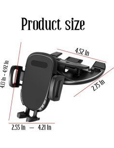 Soporte para Teléfono en Coche BELOMI Ajustable 360 2