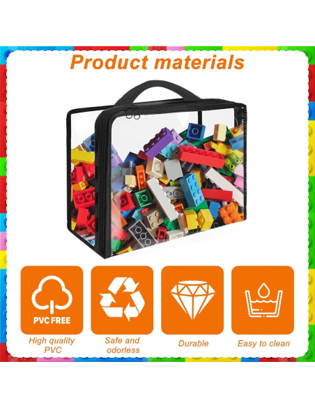 Paquete de 10 Bolsas de Almacenamiento Hlimior PVC Extra Grande