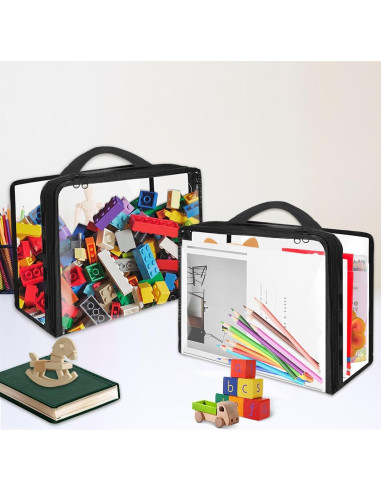 Paquete de 10 Bolsas de Almacenamiento Hlimior PVC Extra Grande