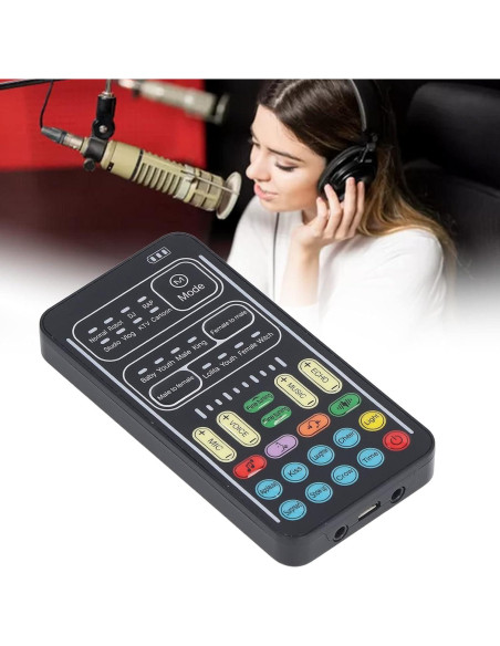 Cambiador de Voz Portátil Diyeeni con 8 Sonidos y Efectos