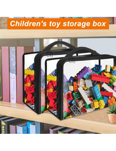 Paquete de 10 Bolsas de Almacenamiento Hlimior PVC Extra Grande