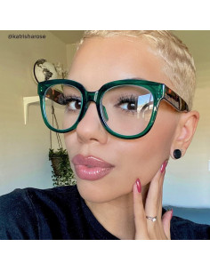 Gafas de sol cuadradas Voogueme para mujer con lentes anti luz azul 2