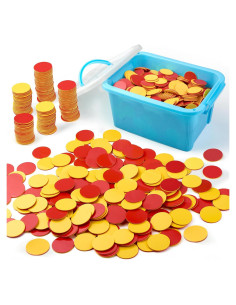 Contadores de Plástico 1000 PCS TOMMYHOME Rojo/Amarillo