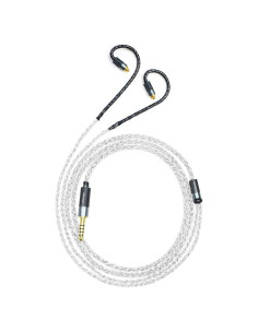 Cable de Reemplazo para Auriculares GUCraftsman 1.2m Plata + Grafeno