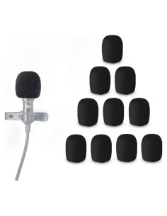 Funda de Espuma Morfone para Micrófono Lavalier - 10 Paquetes
