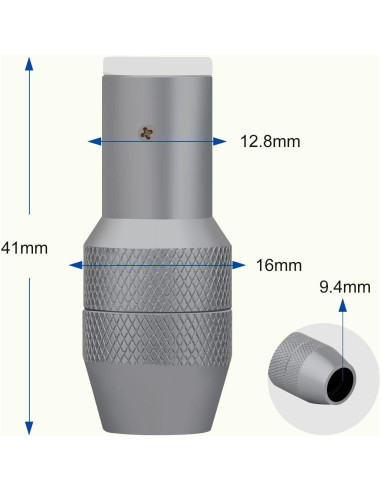 Conector hembra DIN 5 pines Monosaudio chapado en oro