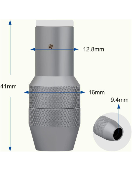 Conector hembra DIN 5 pines Monosaudio chapado en oro