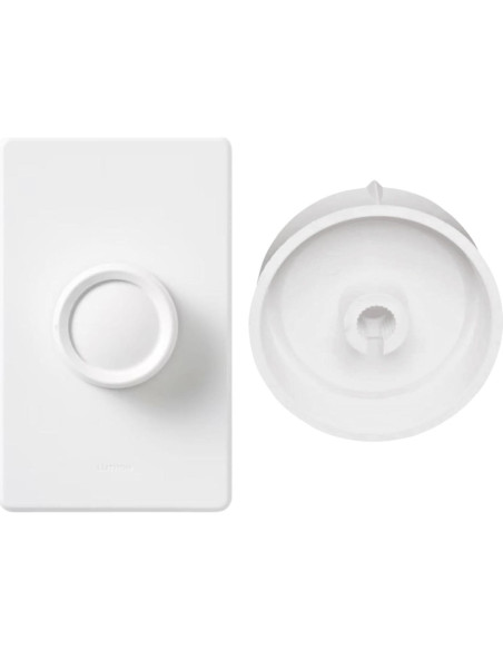 2 Perillas de Regulador Rotativo RK-WH para Ventilador Blanco