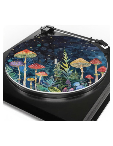 Alfombrilla Antiestática para Tocadiscos GLENLCWE 30cm Colorida