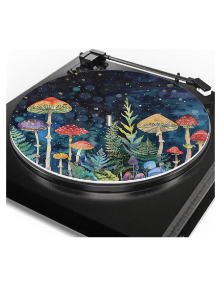 Alfombrilla Antiestática para Tocadiscos GLENLCWE 30cm Colorida