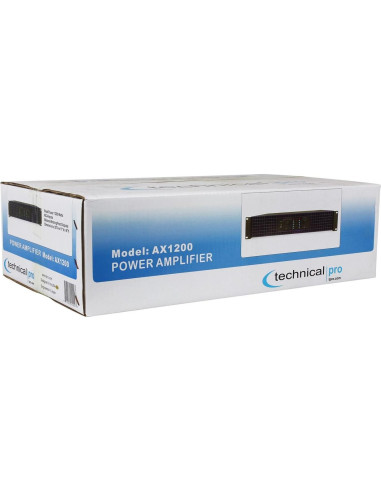 Amplificador de Potencia 2 Canales Technical Pro AX1200 1200W