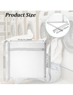 Bolsa de Secado de Zapatos Sorcristy 2 Pcs Grande 41x38x35 cm 2