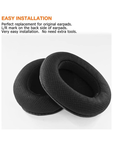 Almohadillas de Reemplazo TENNMAK para Turtle Beach y Audio Technica