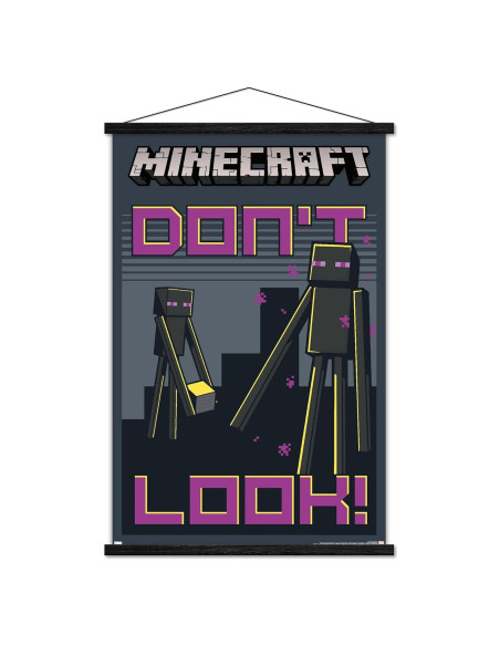 Póster enmarcado magnético Trends International Minecraft 86.4x56.7cm