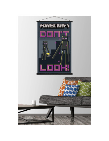 Póster enmarcado magnético Trends International Minecraft 86.4x56.7cm