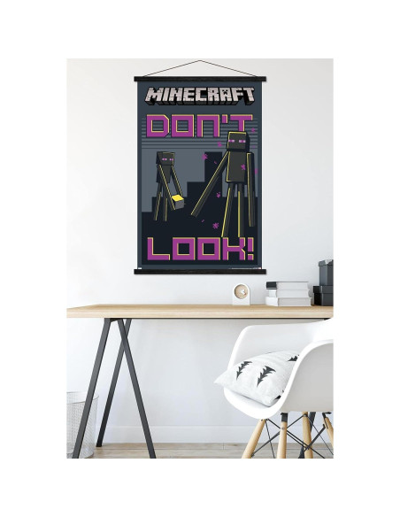Póster enmarcado magnético Trends International Minecraft 86.4x56.7cm