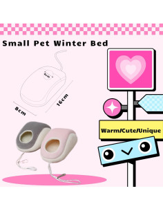 Escondite para Hámster TTMIMIK Mediano Gris Lavable 2