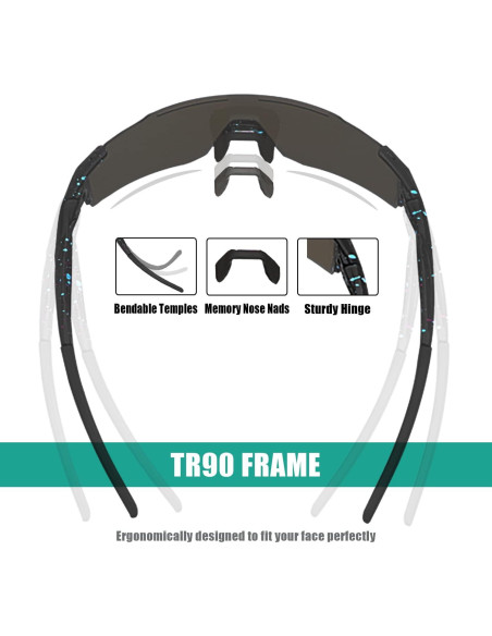 Gafas de sol deportivas YUNBLL&KO polarizadas UV400 para ciclismo