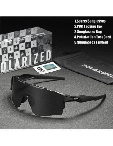Gafas de sol deportivas YUNBLL&KO polarizadas UV400 para ciclismo