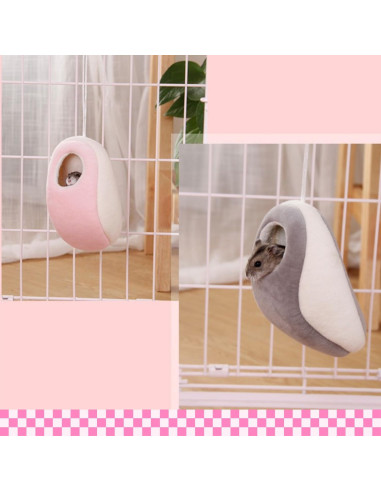 Escondite para Hámster TTMIMIK Mediano Gris Lavable