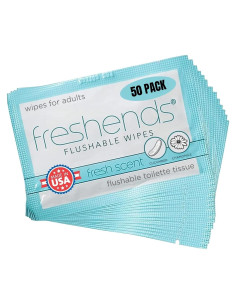 Toallitas Desechables Freshends 50 Unidades Azul Viaje