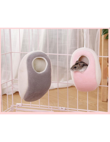 Escondite para Hámster TTMIMIK Mediano Gris Lavable Escondite para Hámster TTMIMIK Mediano Gris Lavable