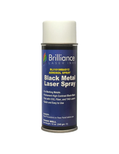 Spray Marcador Láser Brilliance 354 ml Negro BLI101