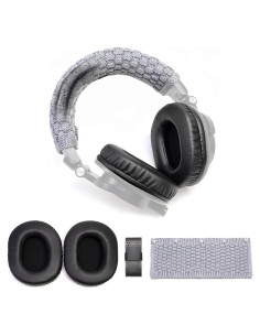 Kit Almohadillas de Oído Cuero Cordero Voarmaks para ATH-M