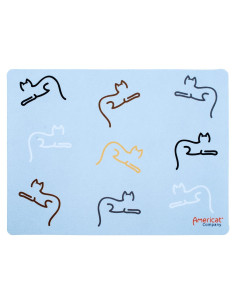 Alfombrilla para Gatos Americat 40.6x30.5cm Lavable Impermeable