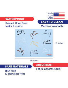 Alfombrilla para Gatos Americat 40.6x30.5cm Lavable Impermeable 2