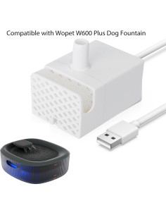 Bomba de Reemplazo WOPET W600 Plus para Fuente de Agua 6L 2