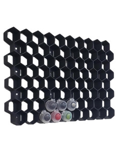 Soporte de Pintura de Pared Genérico para Tarros Citadel - 20 Compartimentos