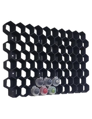 Soporte de Pintura de Pared Genérico para Tarros Citadel - 20 Compartimentos