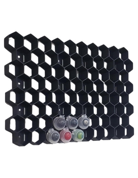 Soporte de Pintura de Pared Genérico para Tarros Citadel - 20 Compartimentos