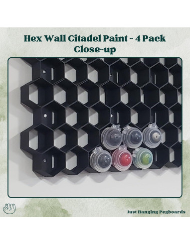 Soporte de Pintura de Pared Genérico para Tarros Citadel - 20 Compartimentos