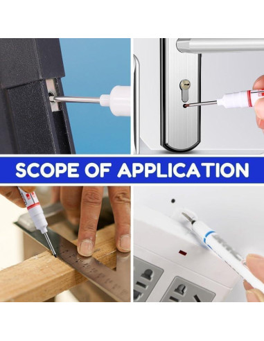 5 Marcadores de Agujero Profundo Limveso - Punta Larga 20mm