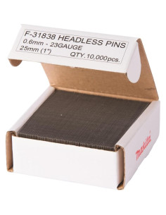 Clavos Sin Cabeza Makita F-31838 25mm 23g Caja 10,000 2