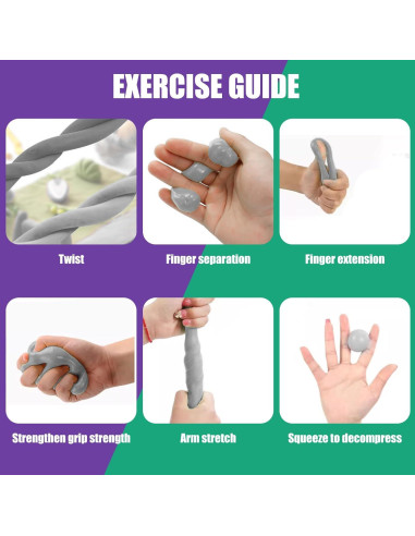 Pasta de Ejercicio Botsparty 22LBS para Mano y Brazo