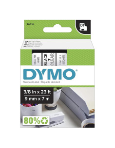 Cinta de Etiquetado DYMO D1 40910 1cm x 7m Transparente