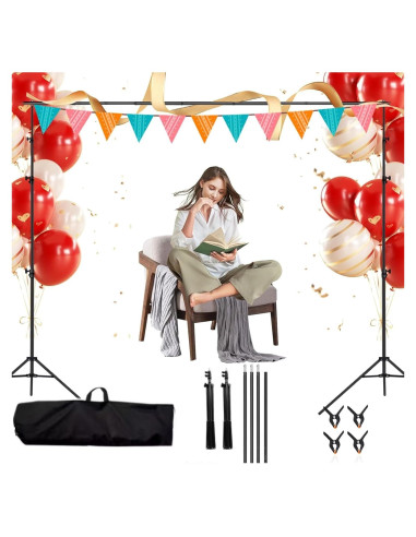 Soporte de Fondo Plegable YEmirth 2x3m para Fotografía